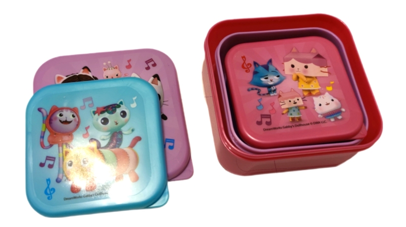 Snackboxen 3er set Gabbys Dollhouse